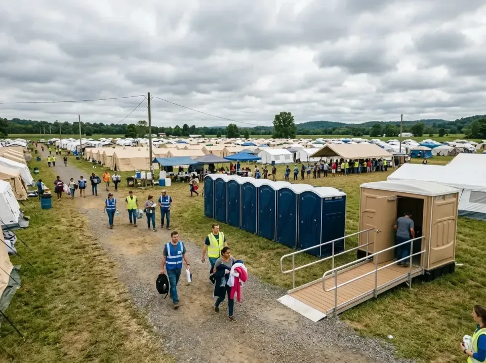 disaster-relief-camp-restrooms-010 — frequently asked questions, Dumpster & Portable Bathrooms Rental in Cloverdale, VA